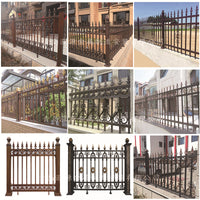 Aluminum Alloy Privacy Fence Panel for Outdoor Garden Villa - New Chinese Style