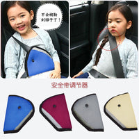 Car Seat Belt Adjuster for Kids - Anti-Choke Neck Positioner and Limiter Clip