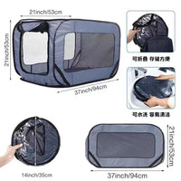 Foldable Pet Playpen Tent for Dogs, Indoor/Outdoor Portable Kennel