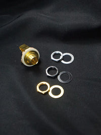 Electric Guitar 6.35mm Jack Nut and Washer Set with Wrench