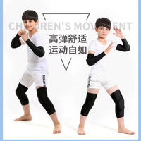 Kids' Honeycomb Padded Elbow/Knee Sleeve for Cycling & Basketball