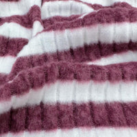2025 Autumn/Winter Fashion Ribbed Fleece Knit Fabric for Base Layers and Camisoles