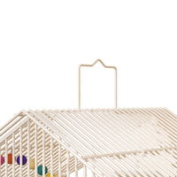 Small Metal Bird Cage for Budgies, Peonies, and Other Ornamental Birds, Breeding Cage for Home Use
