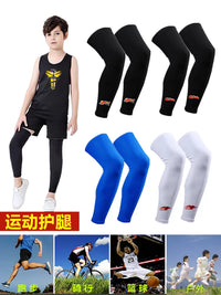 Kids' Sports Leg Sleeves for Basketball Soccer Cycling Sun Protection Knee Support