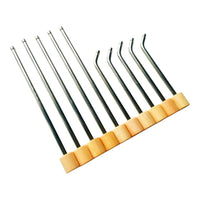 Pegboard Converter Plug with Wooden Matchstick Hooks, 15mm Diameter to 4mm