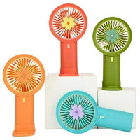 Daisy Handheld USB Rechargeable Mini Portable Fan with Phone Holder