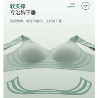 Seamless Wireless Bralette for Women, Thin Plus Size Minimizer Sports Bra