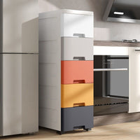 Thickened Large Narrow Gap Storage Cabinet with Drawers for Kitchen & Bathroom