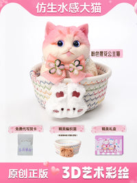 Chubby Cat Squeeze Toy Stress Relief Fidget Gift for Girls