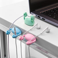 Cartoon Crab Cable Organizer for Phone Charging and Data Cables