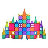 Magnetic Tiles Building Blocks Set for Kids, Diamond Surface, Educational Toy for Brain Development