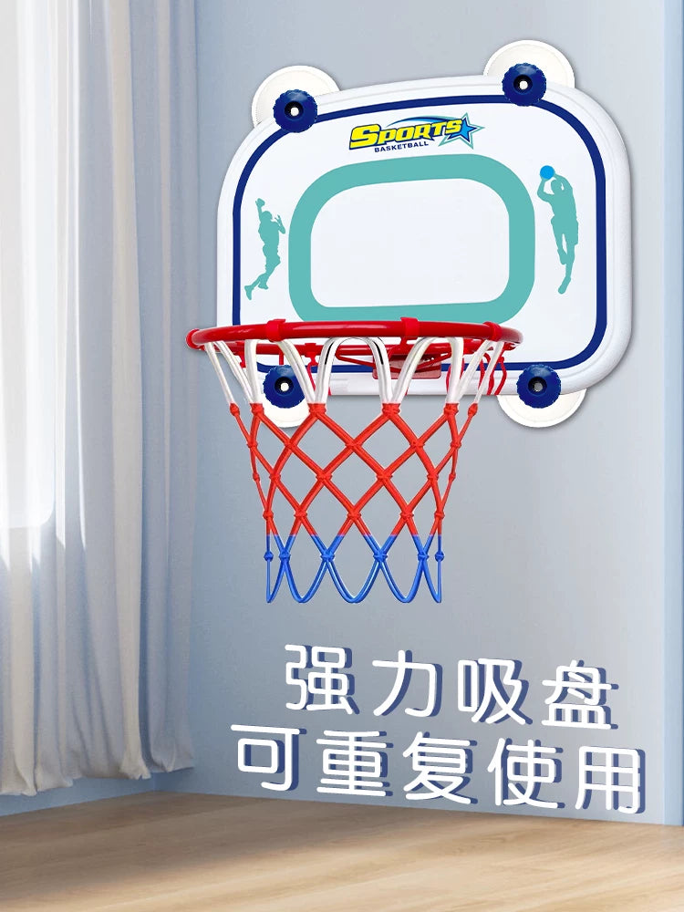 Punch-Free Indoor Basketball Hoop Wall-Mounted for Adults and Kids, Slam Dunk Capable Home Mini Basketball Rim