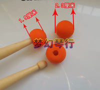 Drumstick Silicone Tips Practice Drum Mute Heads Drumstick Protectors Silencers