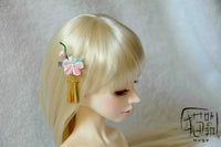 BJD Doll Kimono Hair Clip Accessory - Cat Demon Style