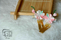 BJD Doll Kimono Hair Clip Accessory - Cat Demon Style