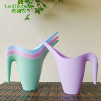 Large Capacity Long Spout Watering Can for Indoor and Outdoor Plants, 1.8L Plastic Garden Watering Pot