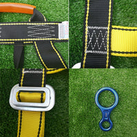 Outdoor Climbing Safety Harness Fire Escape Half-Body Rappelling Seat Belt