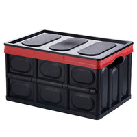 Foldable Car Trunk Organizer, Large Capacity Thickened Storage Box for Outdoor Camping & Multi-functional Use