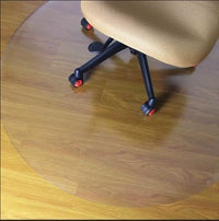 Transparent Floor Mat for Hardwood Floors and Chair Protection