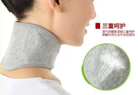 Fleece-Lined Neck Warmer for Winter, Thermal Self-Heating Neck Brace for Men and Women
