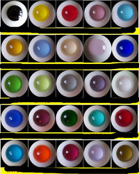 78 10-28mm BJD SD Doll Glass Eyes Single Eye