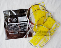LeZhiYang Cello Strings Set - A, D, G, C - Imported Steel Core, German Silver Alloy Wound