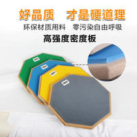 12-inch Silent Drum Pad Set with Stand, Silicone Practice Drum Pad for Basic Skills Training