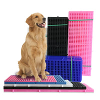 Pet Cage Mat Grid Plastic Cooling Pad for Dogs and Cats, Chew-Resistant