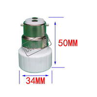 B22 to GU10 MR16 G5.3 E14 E27 Lamp Holder Converter Adapter, PBT Flame Retardant with Ceramic