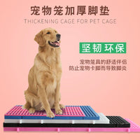 Pet Cage Mat Grid Plastic Cooling Pad for Dogs and Cats, Chew-Resistant