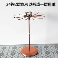 Rotating Jewelry Display Stand for Bracelets Necklaces Keychains Hair Ties