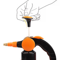 Garden Pressure Sprayer Nozzle Head Adjustable Mist Water Column for Cleaning and Watering
