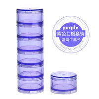 Portable Weekly Pill Organizer, Mini 7-Day Sealed Medicine Dispenser for Travel