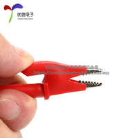High-Quality Silicone Banana Plug to Alligator Clip Test Leads