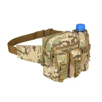 Outdoor Multifunctional Waist Pack with Water Bottle Holder for Cycling Hiking Fishing Climbing