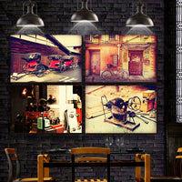 Vintage Shanghai Landscape Wall Art for Home and Commercial Decor
