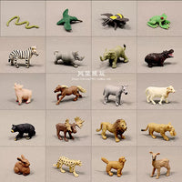 Miniature Animal Figurines for Micro Landscape Decor
