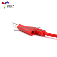 High-Quality Silicone Banana Plug to Alligator Clip Test Leads
