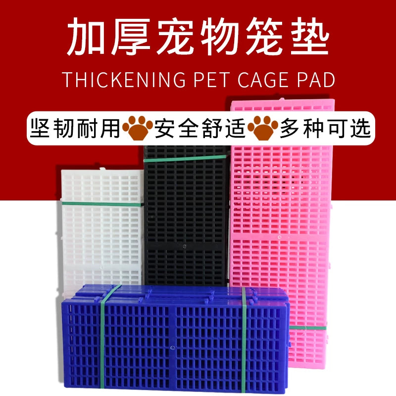 Pet Cage Mat Grid Plastic Cooling Pad for Dogs and Cats, Chew-Resistant