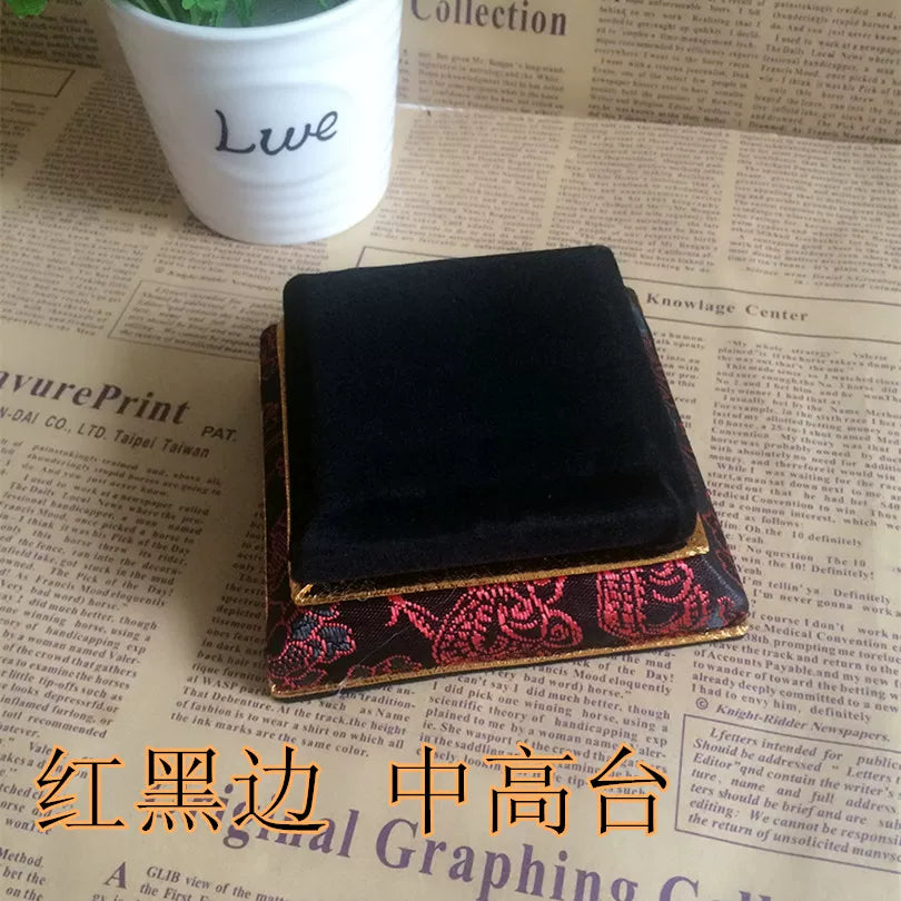 Thai Amulet Display Stand Velvet Platform Holder for Buddha Pendants