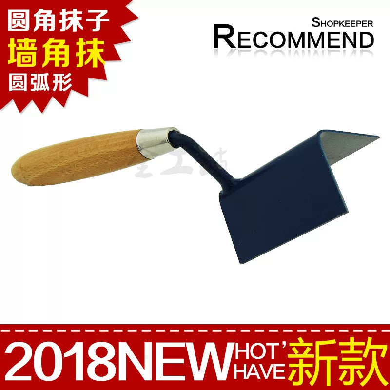 Corner Trowel for Rounded Edges and Angles, Plastering Tool for Mediterranean Style Walls