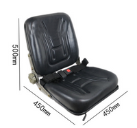 Forklift Seat with Safety Belt for Heli, Lonking, Dalian, Hyundai, Paver, Loader, Excavator