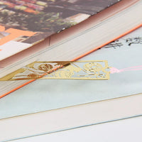 Japanese Style Cherry Blossom Metal Bookmark for Journals and Books