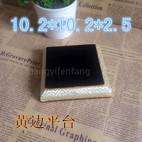 Thai Amulet Display Stand Velvet Platform Holder for Buddha Pendants