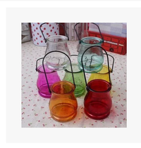 Creative Ear-Shaped Hanging Hydroponic Glass Vase for Balcony Decor