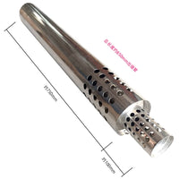 Stainless Steel Double-Wall Balanced Flue Exhaust Pipe for Wall-Mounted Boilers