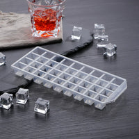 Large Diamond Ice Cube Tray with Lid, 21/36/96 Grids Silicone Ice Mold for Freezer