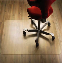 Transparent Floor Mat for Hardwood Floors and Chair Protection