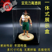 Acrylic Display Case with LED Light for Gundam Car Model Action Figures, Dustproof