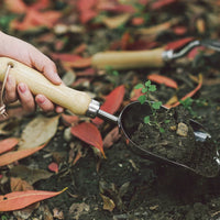 Stainless Steel Garden Tool Set for Planting and Digging - Trowel, Transplanter, Cultivator, Weeding Knife